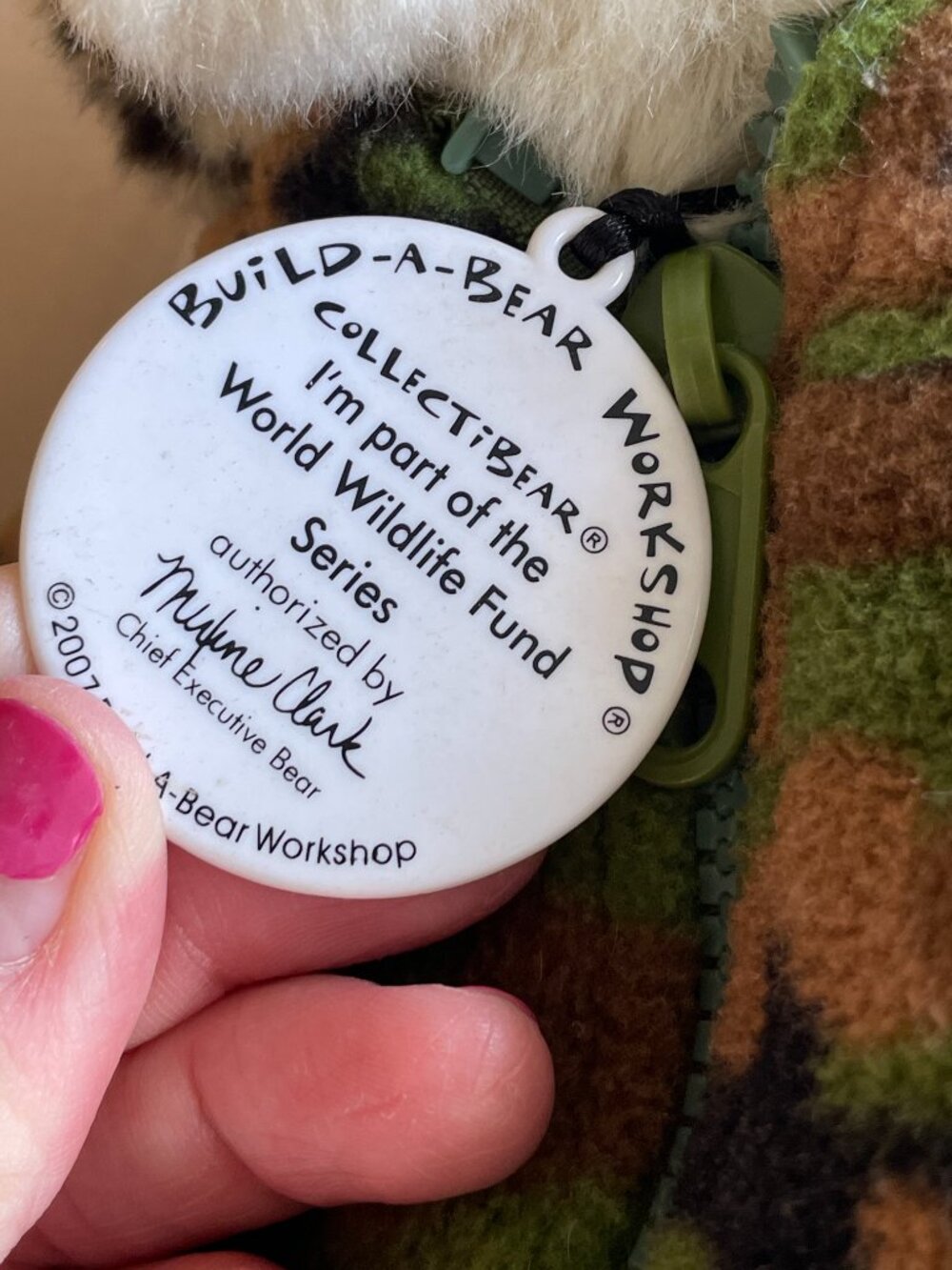 Entire Closet $5! Build A Bear WWF Snow Leopard Plush 2007 World Wildlife Fund - Picture 4 of 10